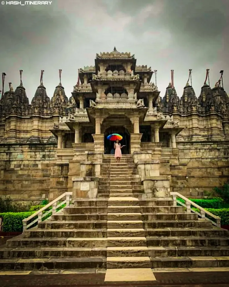The Ranakpur Jain temple in Rajasthan